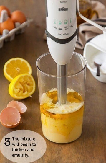 Домашний вкуснейший майонез.Ингредиенты:2 яйца3 столовых ложки лимонного сока1 чайная ложка ... - 4
