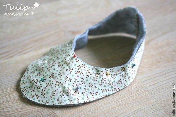 Шьeм тапoчки-бaлетки для домa.Автop: ulip ссessories (aтaлья)© Кройка и шитьё - 4
