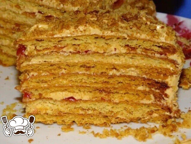 ТОРТ НА СКОВОРОДКЕ ЗА ПОЛЧАСА! Безумно вкусный тортик за полчаса. По вкусу чем-то похож на «Рыжик» и ...