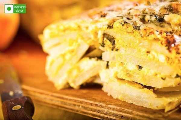 Картофель, запеченный с сыром и зеленью.Ингредиенты:8-10 шт. картошки среднего размера250 гр. ... - 2