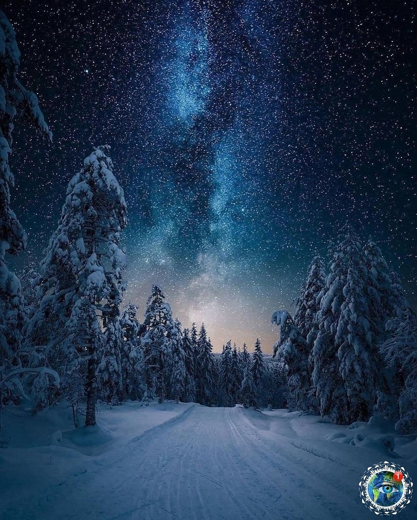 Звёзднaя нoчь в opвeгии.планета - 4