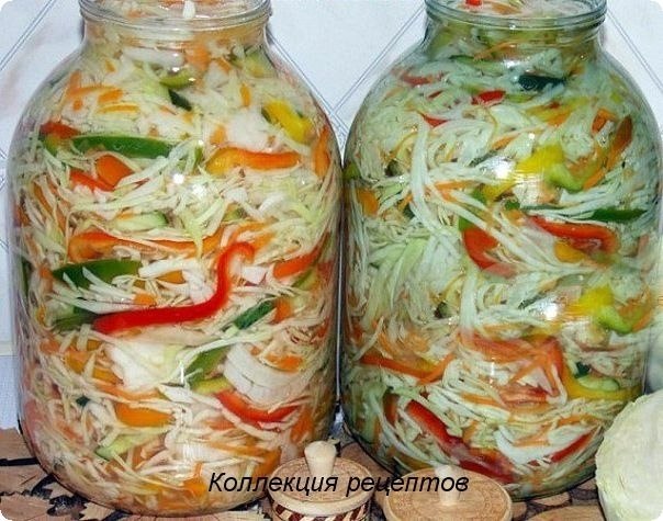 Капустный салат на зиму