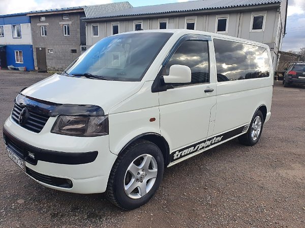 Volkswagen Transporter T5 заводской пассажир. 2005 г.в 2.5 турбо дизель Я собственник Обмен только ... - 3