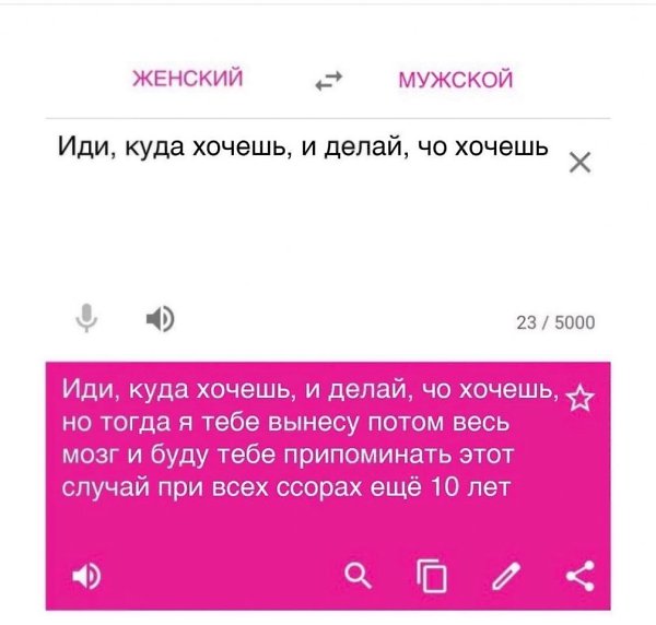 Вот бы такой словарь в телефон каждому мужчине... Иногда они нас совсем не понимают!