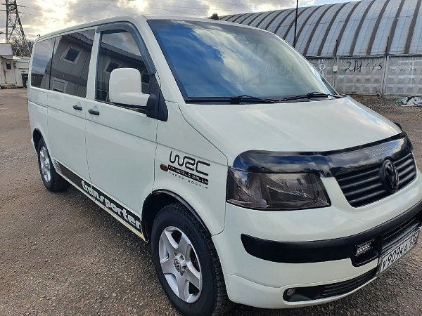 Volkswagen Transporter T5 заводской пассажир. 2005 г.в 2.5 турбо дизель Я собственник Обмен только ... - 2