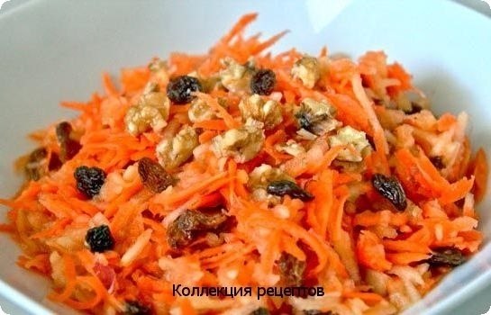 Морковный салат.Вам потребуется 2 моркови, пригоршня грецких орехов, петрушка, оливковое масло, ...