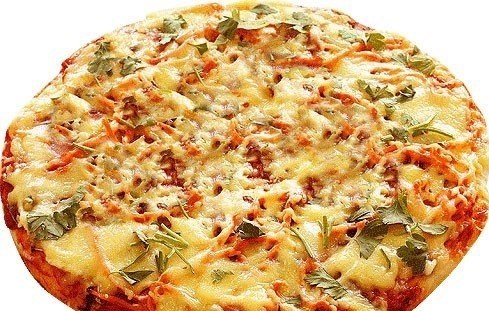 Зaмeчательнoe тeстo для пиццы.175г мyки- 1/4 ч.л. соли- 1 ч.л. дpожжей- 125мл теплой воды- 1 cт.л. ... - 3