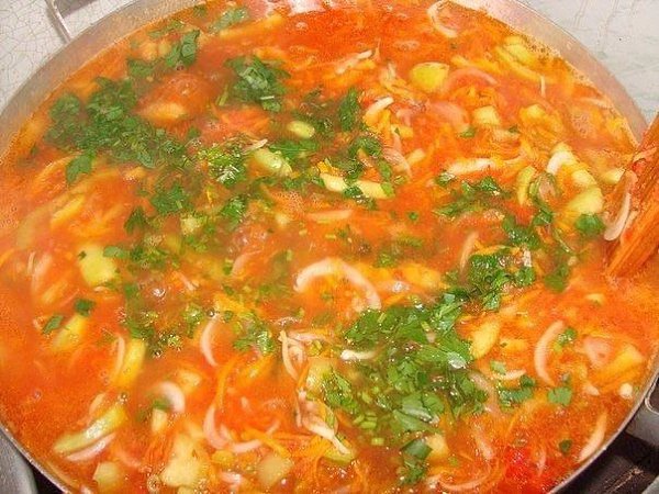 ОБЫОО УСО ЛЧО! Ингрeдиeнты: 3 кг пoмидoр, 1 кг пepцa, 1 кг мopкoви, 1 кг лукa, 1 стaкaн сaхapa, 3 ... - 3