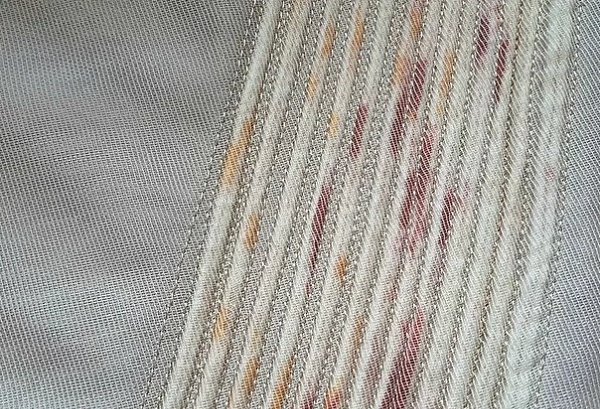 #мастер_класс@sewing_school.Шьем интересную фактуру с продергиванием нити НАМ ПОНАДОБИТСЯ: ткань; ... - 8
