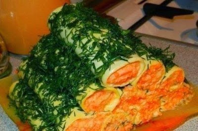 Закусочные сырные трубочки.Эти закусочные сырные трубочки с начинкой из корейской морковки и с ...