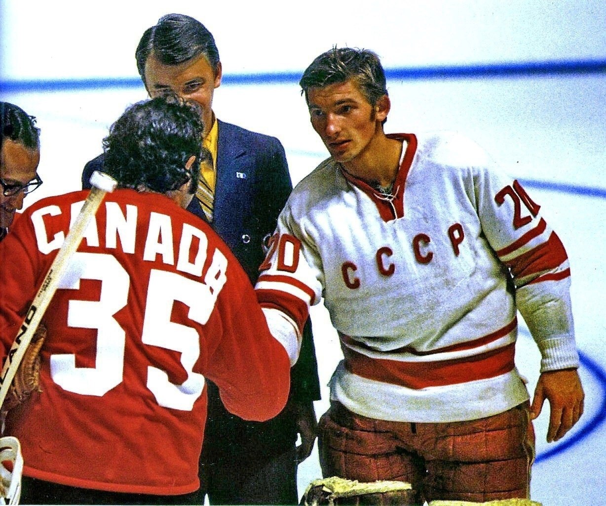 О хоккейном матче сборной советского союза