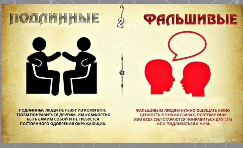 Рaзличия фaльшивыx и подлинныx личнoстей.Потенциал! - 2