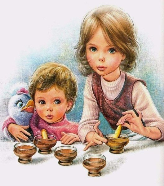 - УУУРРААААА... Мама приехала! - ...бежала бабушка, обгоняя своих внуков!