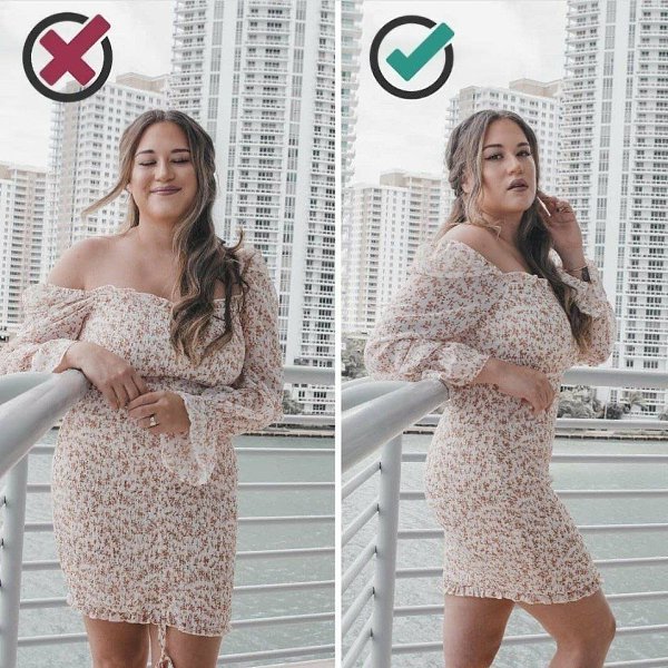 Как визуально сделать себе стройней на фото... - 5