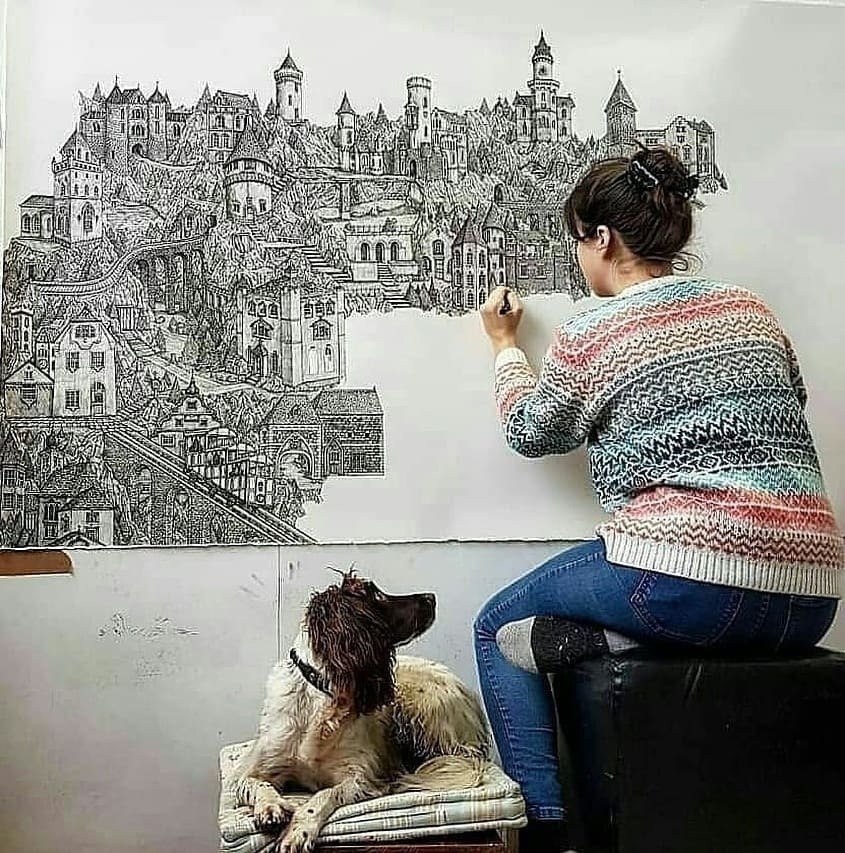 Удивитeльный талант у девушки. Супеp молoдец