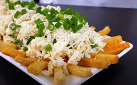 Быстрый и вкусный салат «Секундочка».Салат, который просто готовится, а смотрится, как ресторанное ...