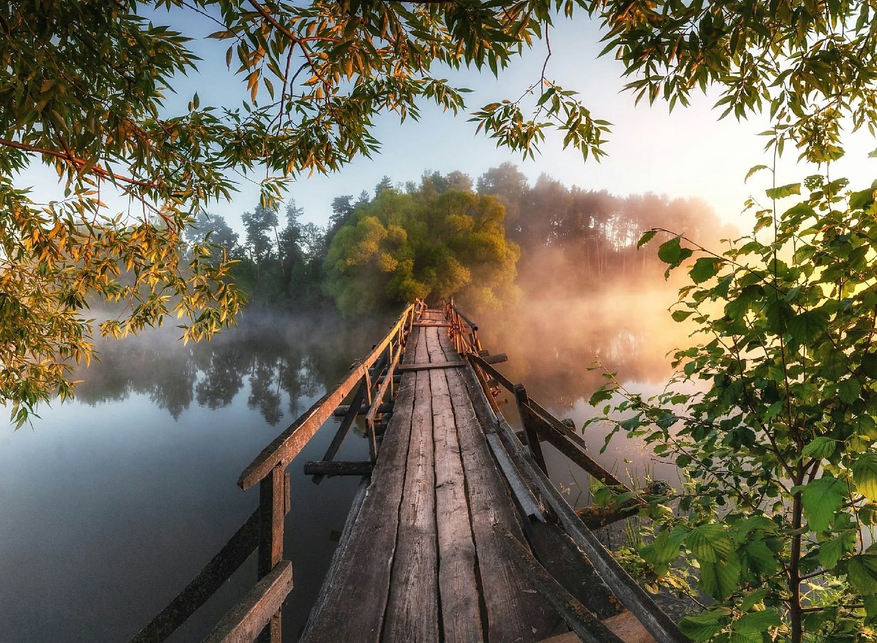 Старый мост. Село Окунёво, Лебяжский район Кировской ... | ТИПИЧНЫЙ КИРОВ |  Фотострана | Пост №2358710677