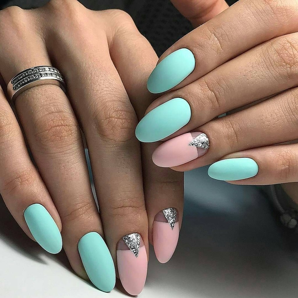 МАНИКЮР В СТИЛЕ ТИФФАНИ | Nails, Beauty