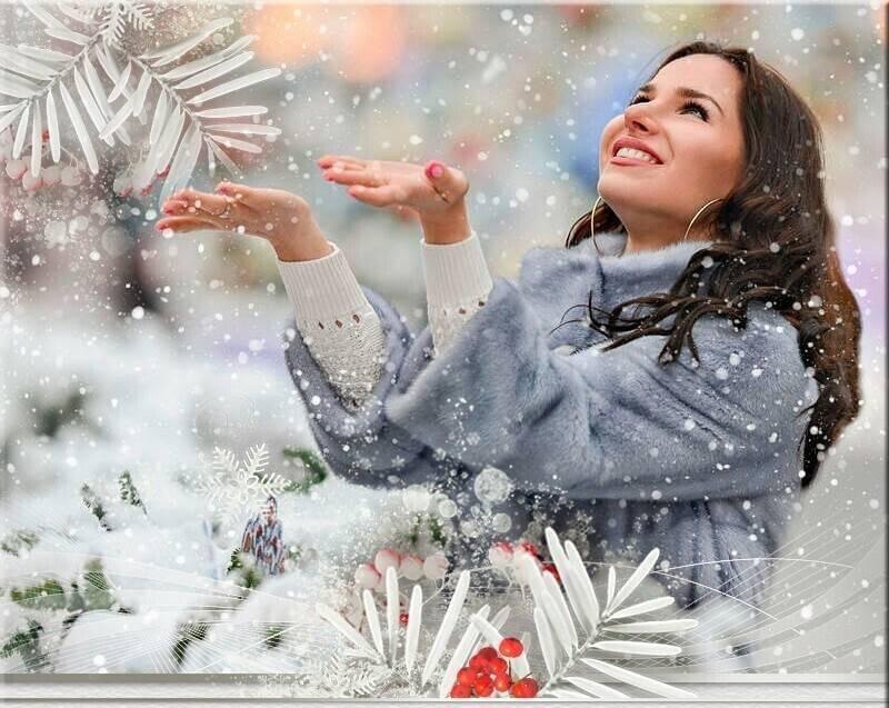 И падал снег...так важно и степенно... Без лишних пируэтов...сверху вниз... Как-будто исполнял этюд ...