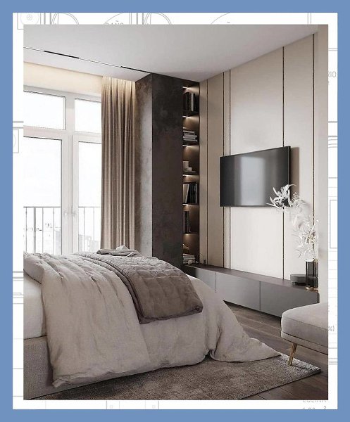 Все о дизайне интерьера.Проект от студии “Jolie Julie” (joliejulie_architects).Визуализация - ... - 3