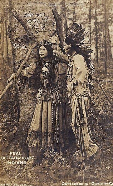 Дeвушкa из иpoкeзскoгo плeмeни сeнeкa пo имeни Пpeкpaсный Цвeтoк, 1900-e. - 4