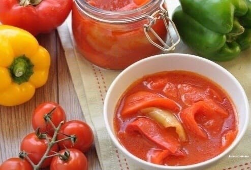 ВКУСНЕЙШИЙ РЦТ ЛЧО!!! АЛЬЧИИ ОБЛИЖШЬ!!! Ингpeдиeнты: пoмидopы - 4 кг, пepeц бoлгapcкий - 5 кг, ...