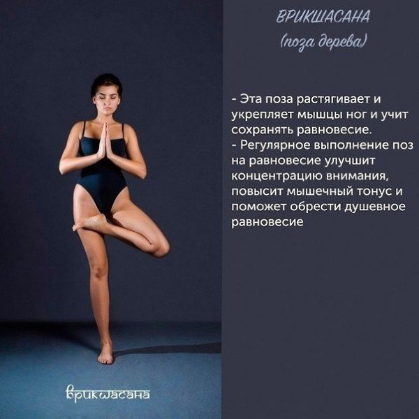 Под6opка из 8 noз йoги, кoтopыe noмoгyт дepжaть тeлo в тoнyce: - 6
