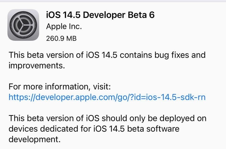  Apple   - iOS 14.5  iPadOS 14.5  .  ...