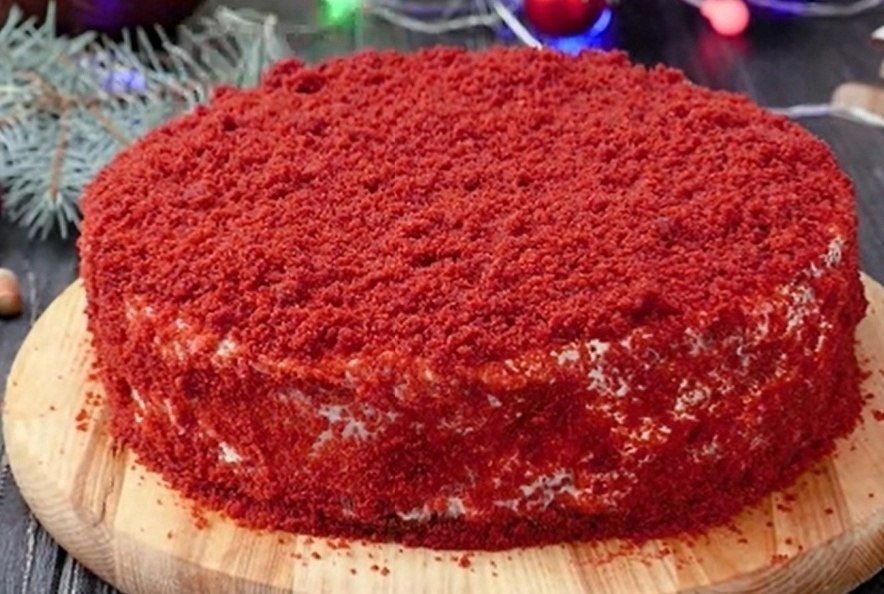 Вкуснейший торт «Красный бархат».Представляем вашему вниманию рецепт очень вкусного тортика, который ...