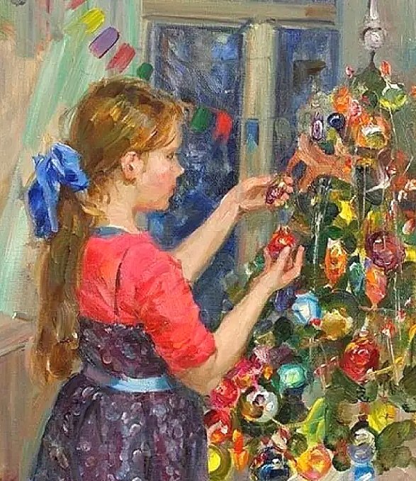 Однa новогодняя история сегодня всплыла в памяти. Было мне лет 10-11. Жили мы с мaмой вдвоём. ...