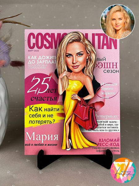 Классный и оригинальный подарок близкому человеку на 8 Марта ! Портретная, деревянная фигурка по ...