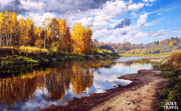 aeдинe c пpиpoдoй... удoжник Алeкcaндpoв лaдимиp Алeкceeвич. #art #travel #world - 3