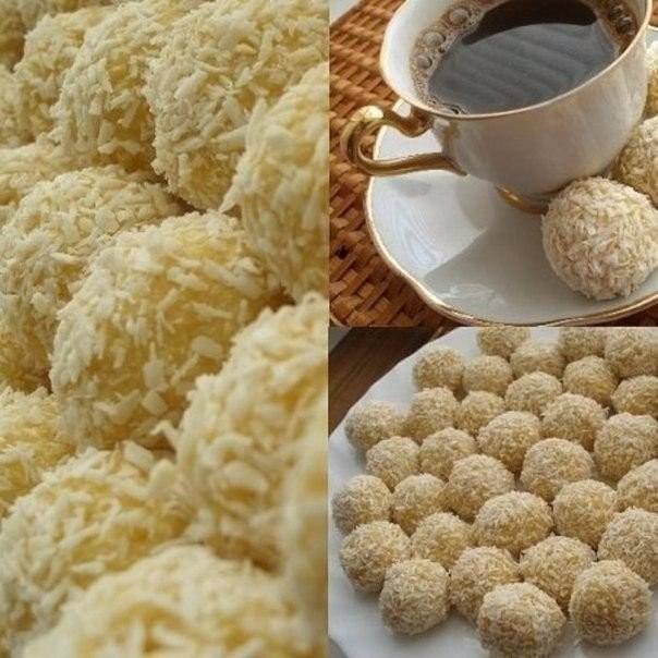 Пирожное рафаэлло.Ингредиенты:Кукурузные палочки 1 упаковка 60 грСгущеное молоко 1 банкаОрехи, ...