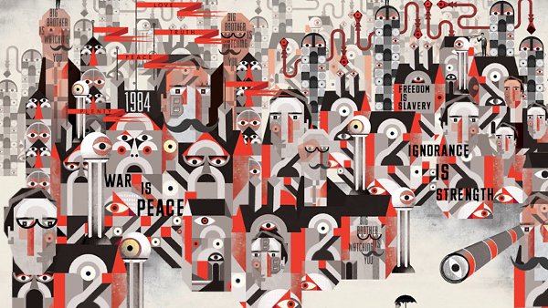 «Если хотите картину будущего, представьте ботинок, топчущийся на человеческом лице. Вечно. Мораль, ...