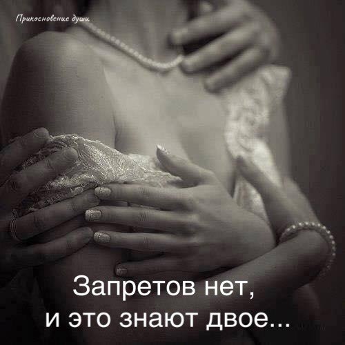 Запретов нет, и это знают двое... Инстинкты и фантазии, смешав... Попробуй необычное - такое, Что ...