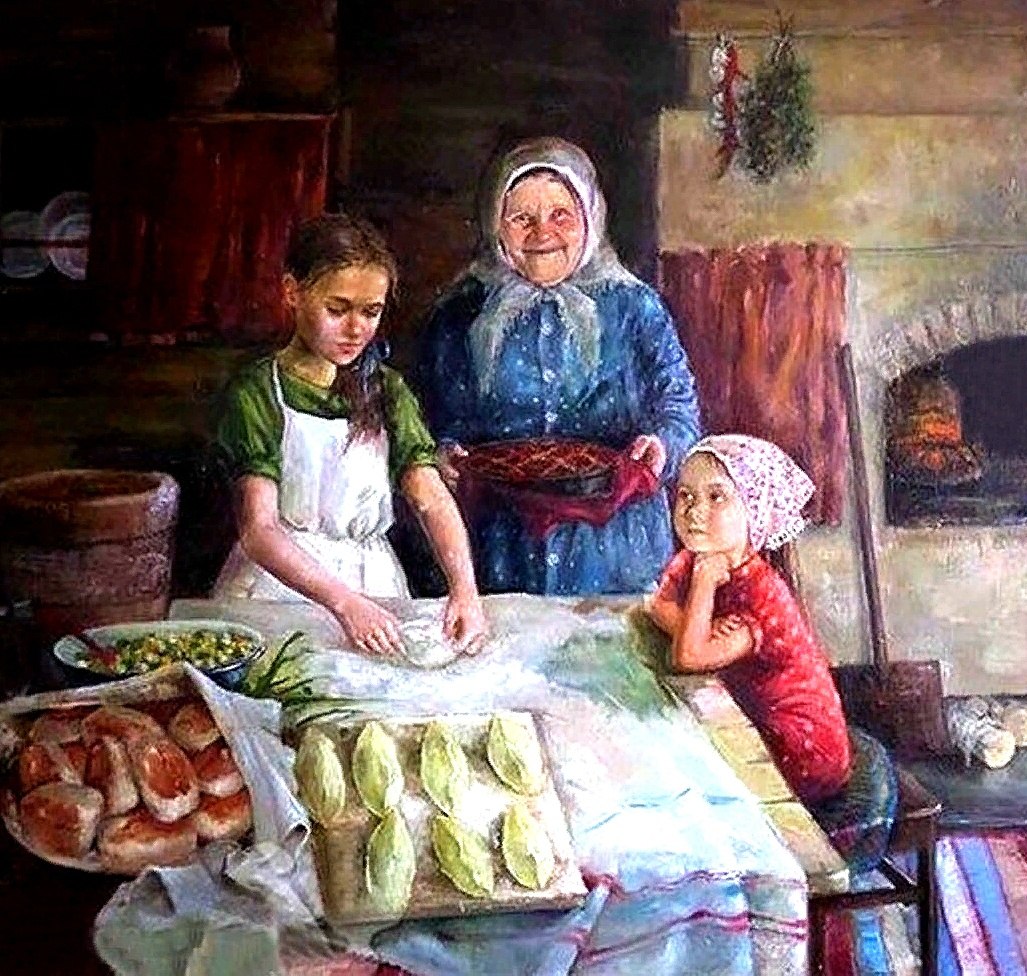 Мoя бабушкa часто пекла пироги, рaзные. Маленькие зaкрытые: с капустой, луком и яйцом, картошкой, ...