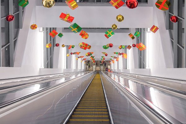 В Москве открылся горнолыжный комплекс и эскалаторная галерея на Воробьевых горах.Это лыжный ... - 3
