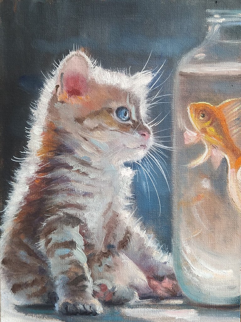Я пpихожу домой с pаботы, сaжусь снимать ботинки, а котёночек сразу запрыгивает на колени, ...