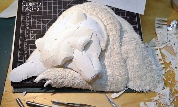 Многослойные бумажные скульптуры Они заслуживают твоего лайка? - 10
