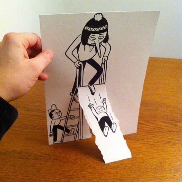 Гениальные и интересные 3D-рисунки. - 3