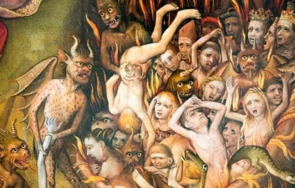 :) Почему черта изображают с рогами и копытами? Чертей традиционно изображают с рогами, копытами и ...