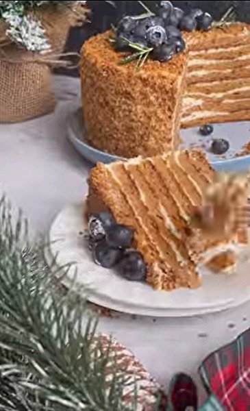 Медовик. Нежный, вкусный, ароматный! И не так уж и сложно)) Коржи: Мука 350 г. Сахар 200 г. Яйца 3 ... - 2