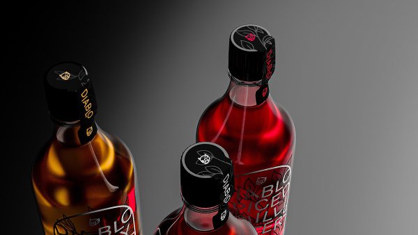 Оформление венесуэльских биттеров Diablo.Diablо с испанского переводится как «дьявол». В основе ... - 2
