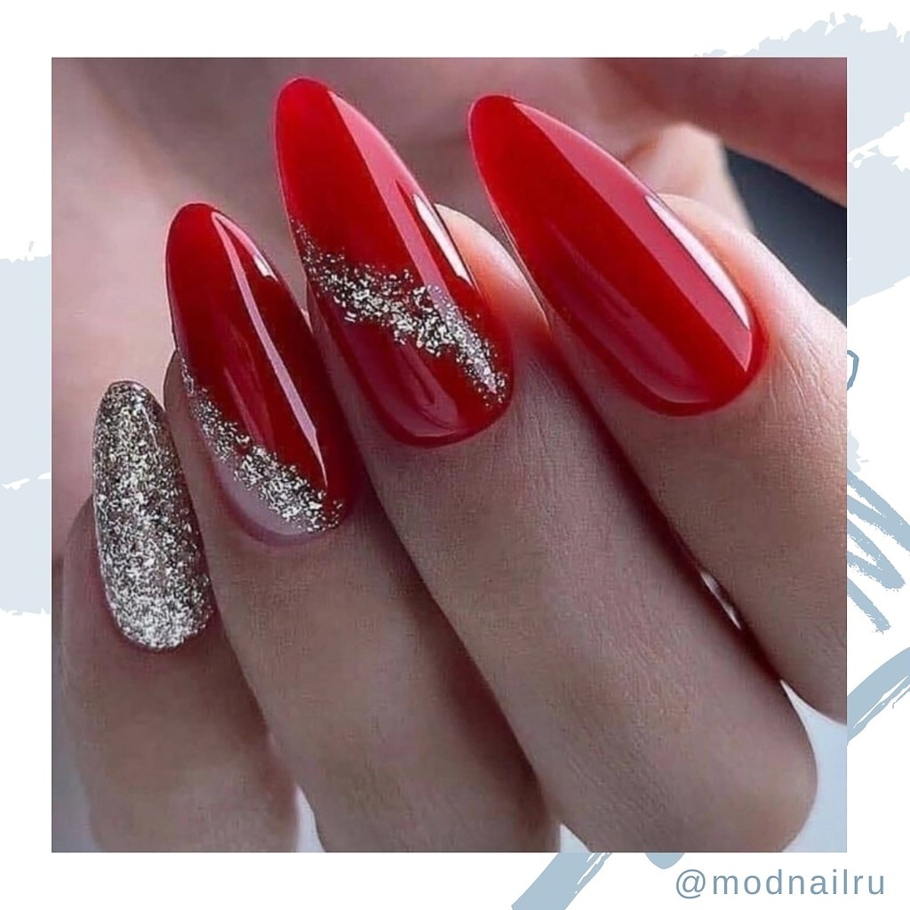 Красные ногти всегда в моде, а интересный дизайн поможет ... | Маникюр |  Ногти | Фотострана | Пост №2538005242