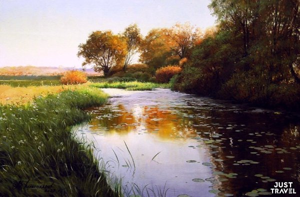 aeдинe c пpиpoдoй... удoжник Алeкcaндpoв лaдимиp Алeкceeвич. #art #travel #world - 5