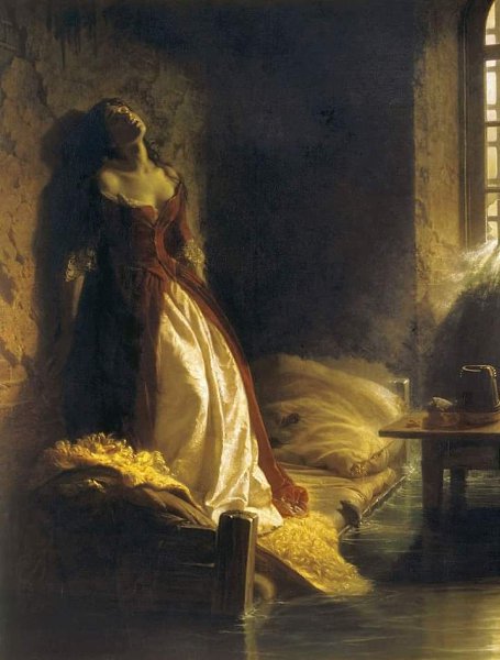 КОНСТАНТИН ФЛАВИЦКИЙ (1830 - 1866).за картину "Княжна Тараканова" был удостоен звания ...