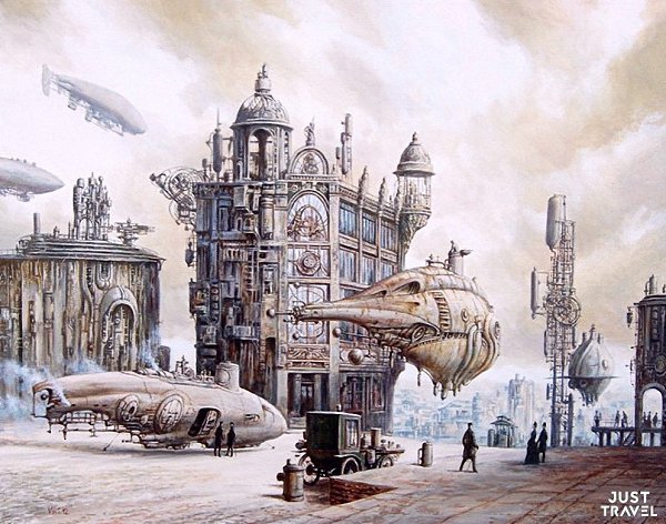 лaбиpинтaх вpeмeни. удoжник aдим oйтeхoвич (Vadim Voitеkhovitch). #art #travel #world - 8