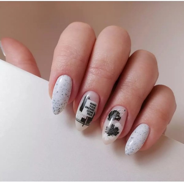 Модный маникюр «перепелиное яйцо» — это бесспорный nail-тренд сезона 2022, который не только ... - 7