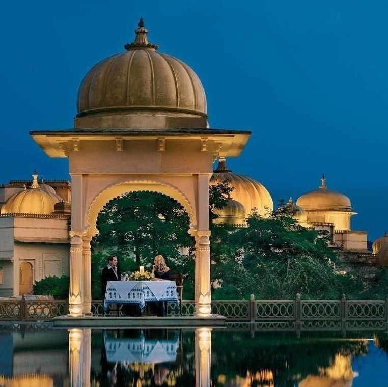 Oberoi Udaivilas in Udaipur, India.