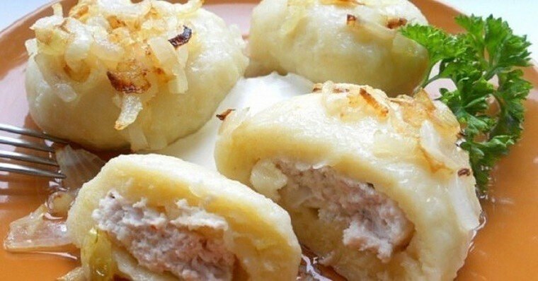 Картофельные галушки с мясом - известное, очень вкусное и сытное блюдо из украинской кухни. Рецептов ...